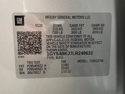 2020 Cadillac Escalade 4WD 4dr Luxury