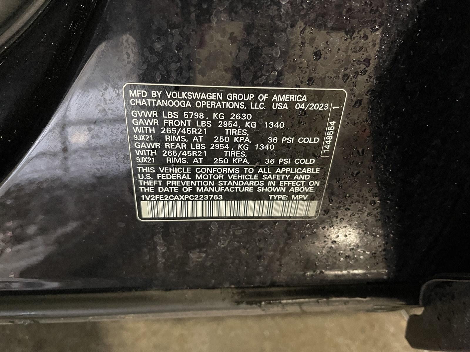 2023 Volkswagen Atlas Cross Sport 3.6L V6 SEL Premium R-Line 4MOTION