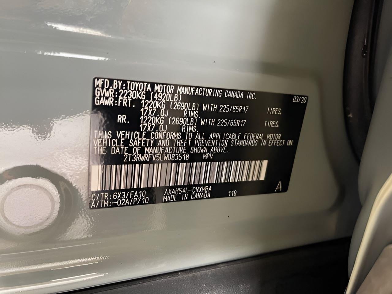 2020 Toyota RAV4 Hybrid XLE AWD