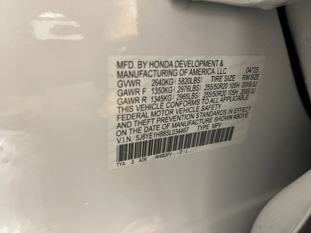 2025 Acura MDX SH-AWD w/Advance Package