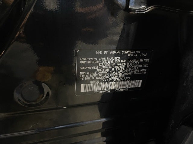 2019 Subaru Forester 2.5i Sport