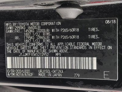 2019 Lexus GX GX 460 Luxury 4WD