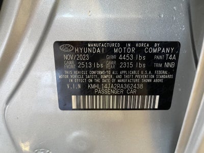 2024 Hyundai Sonata SEL 2.5L FWD