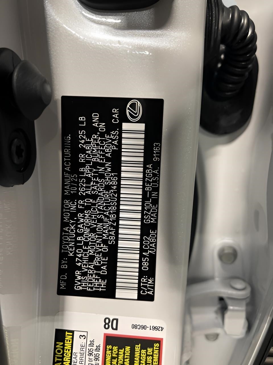 2025 Lexus ES 350 ULTRA LUXURY