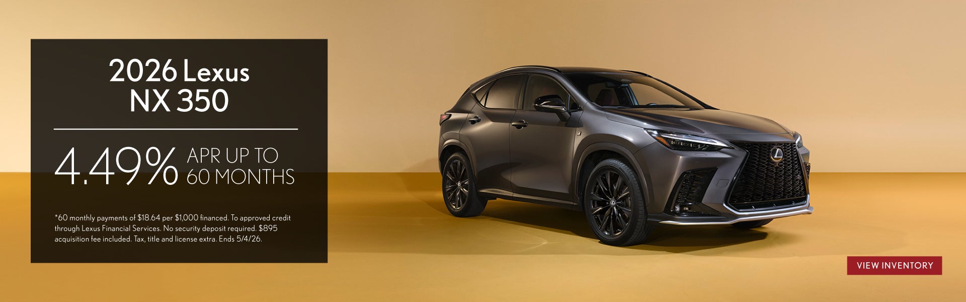 2026 Lexus NX 350