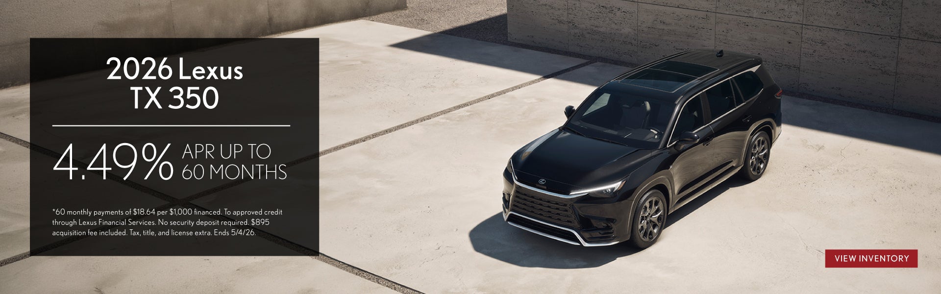 2026 Lexus TX 350