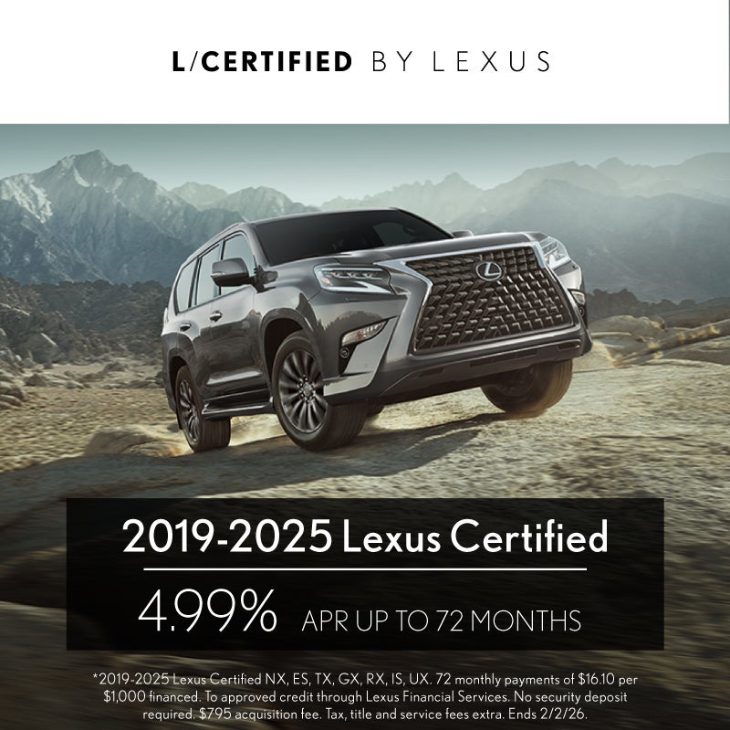 2019-2025 Lexus Certified