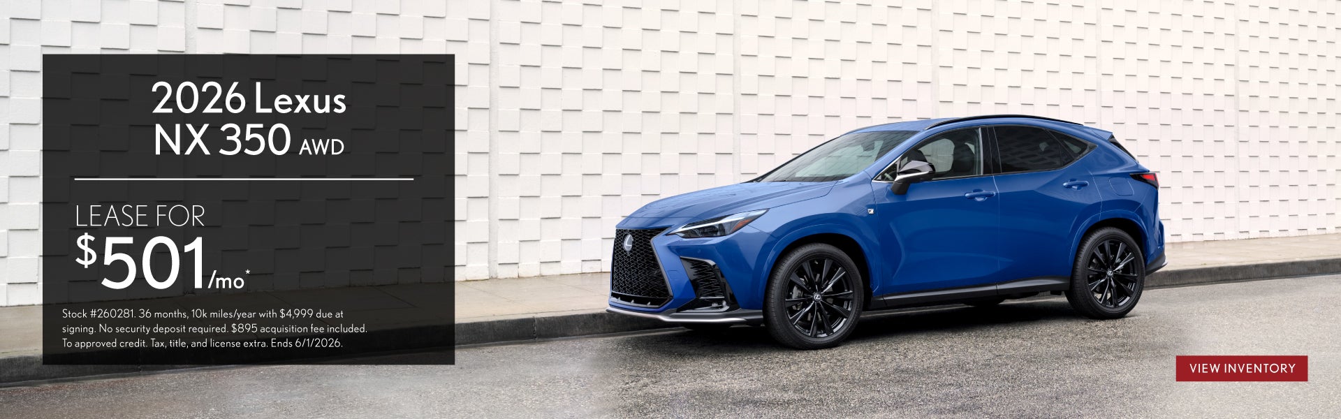 2026 Lexus NX 350