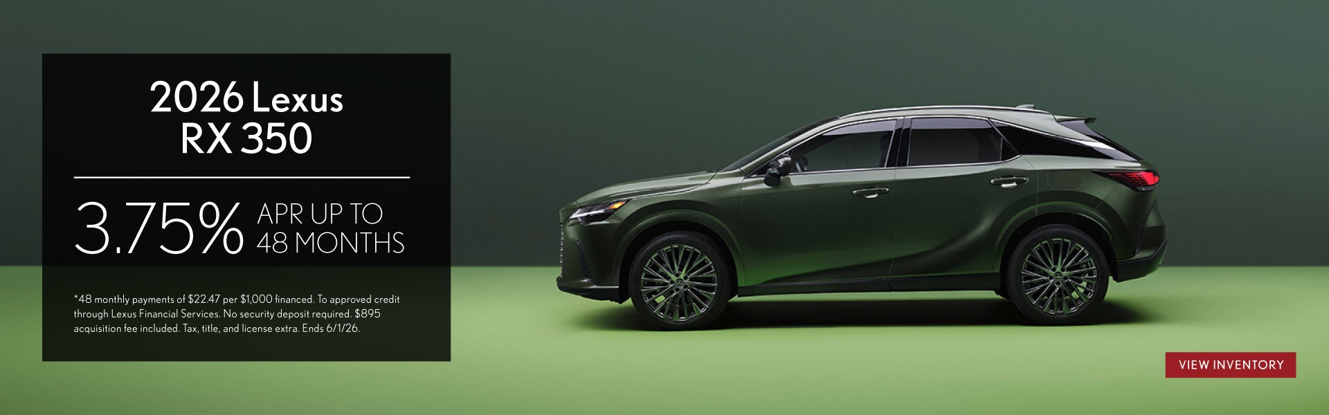2026 Lexus RX 350