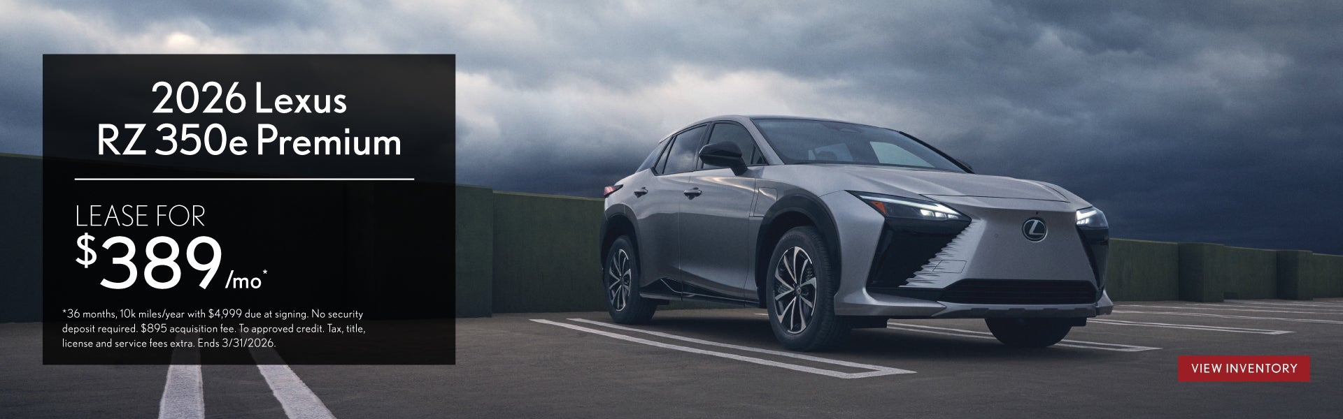 2026 Lexus RZ 350e Premium